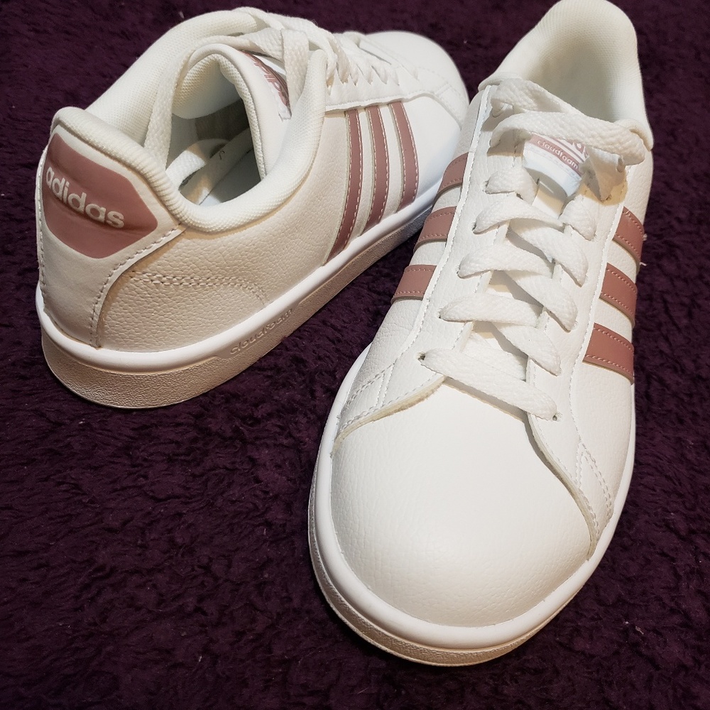 Adidas Cloudfoam White & Vapor Grey